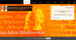 Desktop Screenshot of musikverein-duesseldorf.de